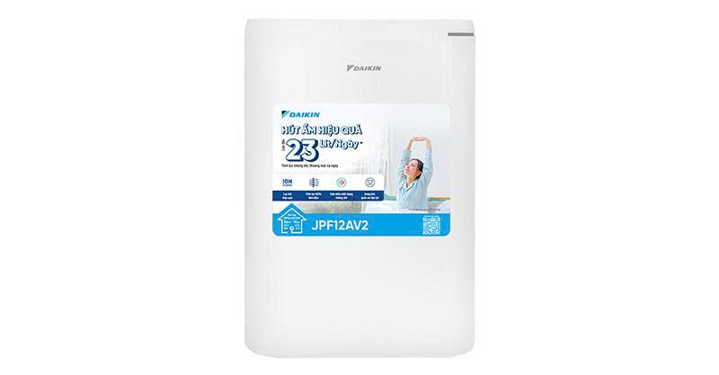 Máy hút ẩm lọc không khí Daikin JPF12AV2 công suất 23 lít/ngày
